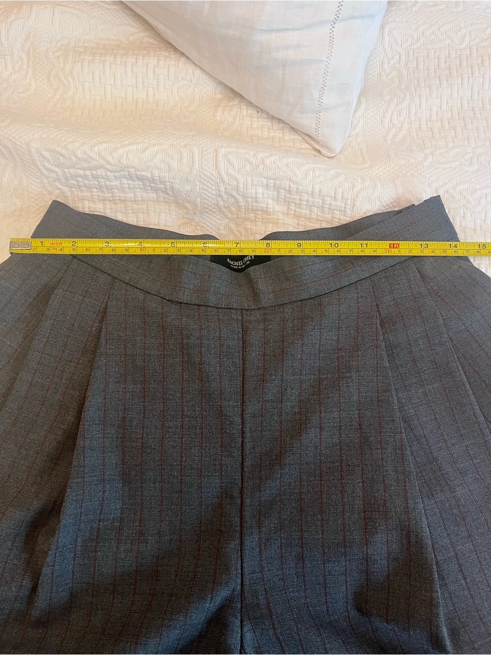Rachel Comey Women’s Gray Pinstripe Dress Trousers - Picture 9 of 11